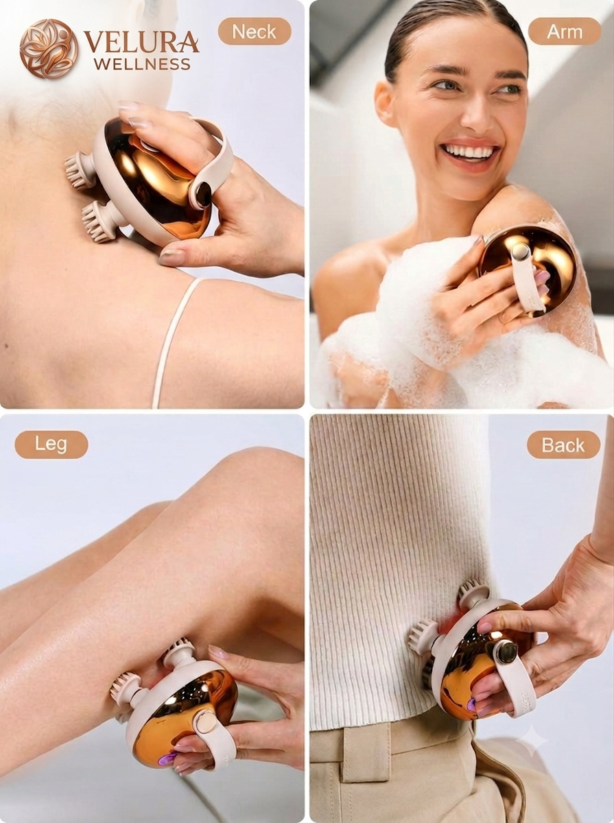 VeluraWellness™ Electric Head Massager